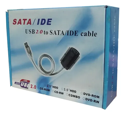 KIT CONVERTIDOR SATA - IDE USB | CAJA AZUL