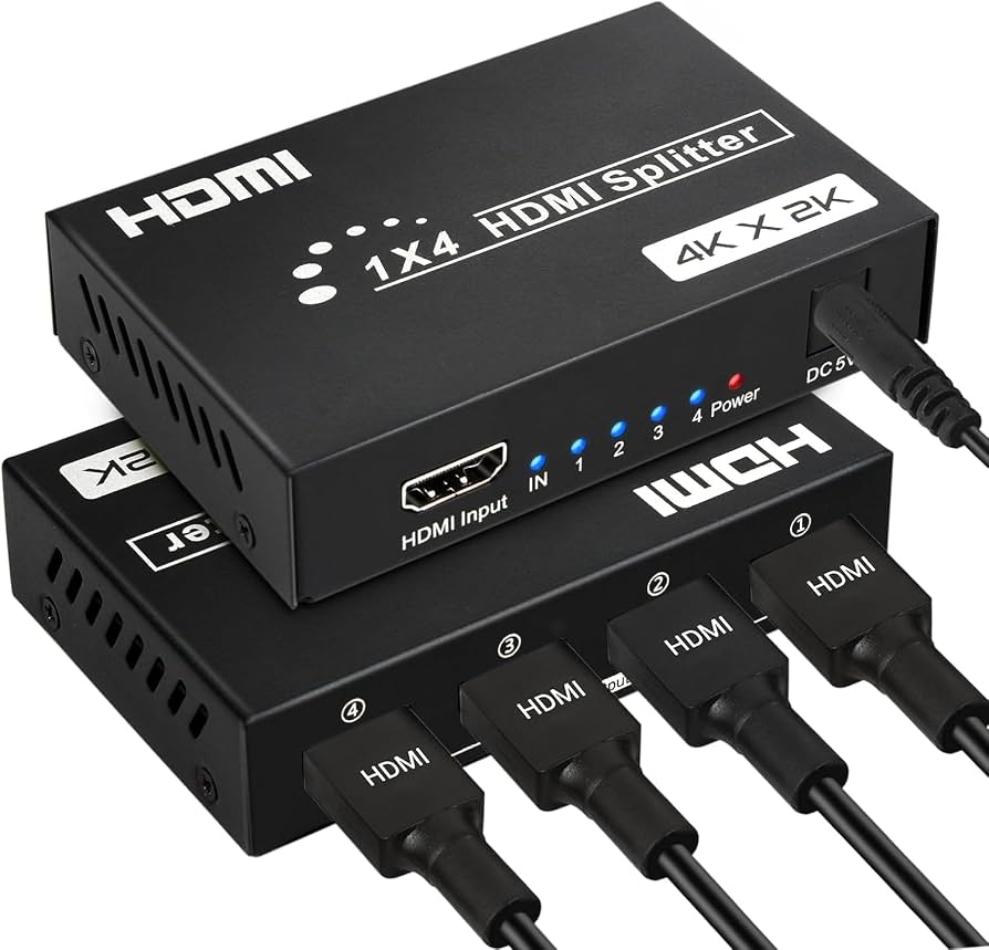 SPLITTER | HDMI A HDMI | 1X4 | 2K | 4K | HD | 4 SALIDAS