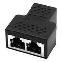 UNION | RJ 45 | DUAL | 1X2 | COMPATIBLE CON DOS EQUIPOS | PACK 2