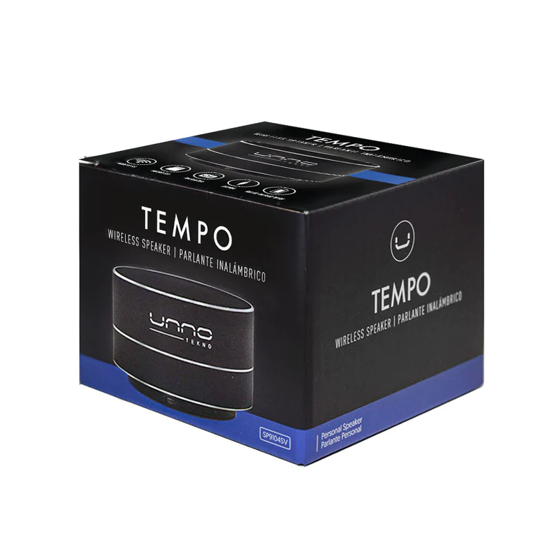 CORNETAS UNNO TEKNO TEMPO | 3.5MM | BLUETOOH RADIO | NEGRO | SP9104BK