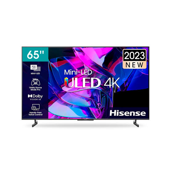 TELEVISOR | HISENSE | 65" | GOOGLE TV | UHD | ULED | U7 | SERIES | U7K | SMARTV | 3480 X 2160 | WIFI | DOBLE BANDA | BLUETOOTH | 65U75K