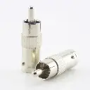 CONECTOR | BNC | HEMBRA A RCA MACHO