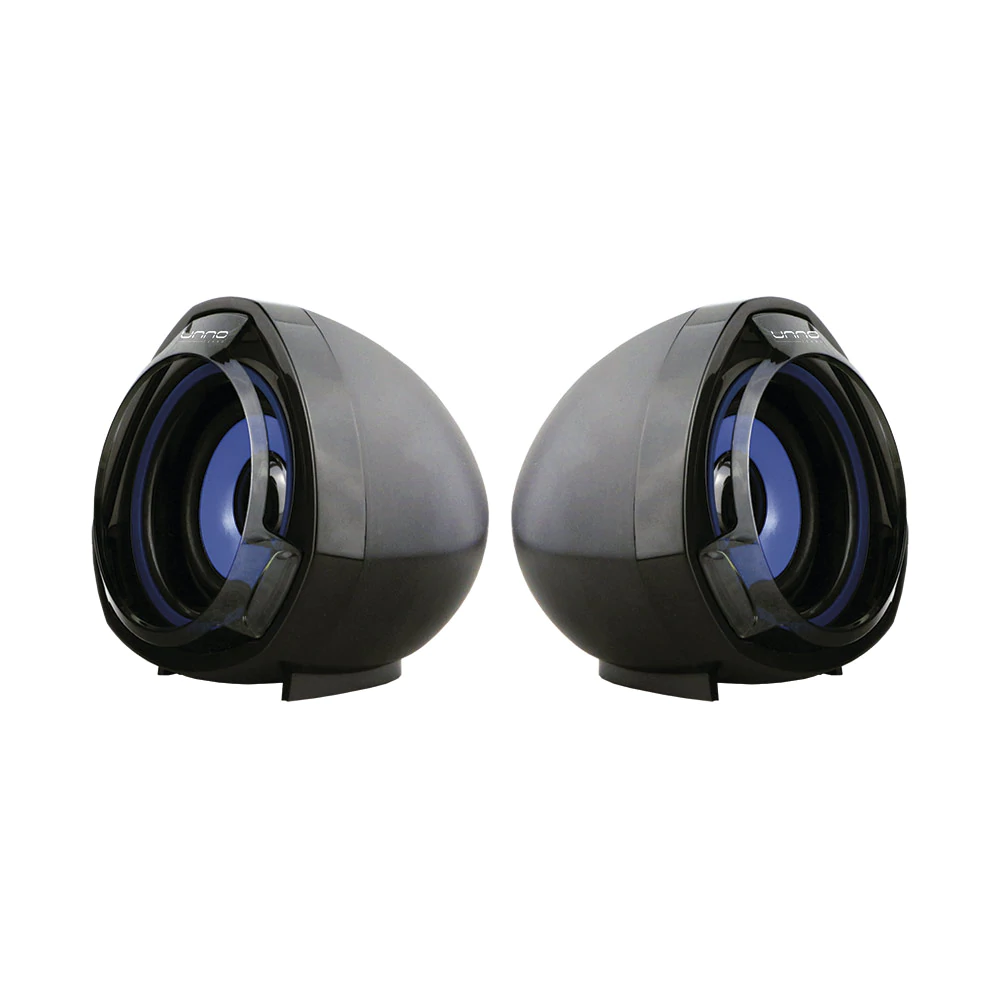 CORNETAS UNNO TEKNO THUNDER | USB 2.0 |  NEGRO | AZUL | SP9023BL