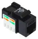 KEYSTONE | INSERTO | JACK | COUPLER | CAT6 | RJ45 | STC-6KYS | NEGRO