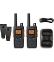 RADIOS | COBRA | WALKIE TALKIES | RX380 | (PAQUETE DE 2) | BIDIRECCIONALES | LARGO ALCANCE | 40 CANALES PREPROGRAMADOS | ALERTAS METEOROLÓGICAS | LINTERNA LED | BATERÍAS NIMH DE LARGA DURACION | BBORX380