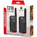 RADIOS | MOTOROLA | T210 | BIDIRECCIONAL | COLOR NEGRO-ROJO | PACK 2 UNIDADES
