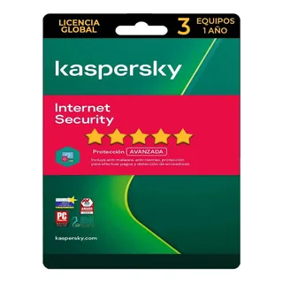 LICENCIA | ANTIVIRUS | KASPERSKY | INTERNET | SECURITY 1 AÑO