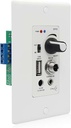 AMPLIFICADOR DE PARED | PYLE | 100W | 2 SALIDAS | TERMINAL BLOCK | BLUETOOTH | USB | AUXILIAR 3.5MM | PWA15BT