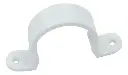 ABRAZADERA | PARA TUBERIA | PVC 1/2" | BLANCA | LESSO
