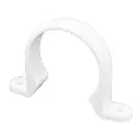 ABRAZADERA | PARA TUBERIA | PVC 3/4" | LESSO | BLANCA
