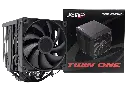 CPU FAN COOLER JEMIP GAMING TWIN ONE | TORRE 6 TUBOS | TDP 240W | FULL INTEL | AMD | AM4 | NEGRO