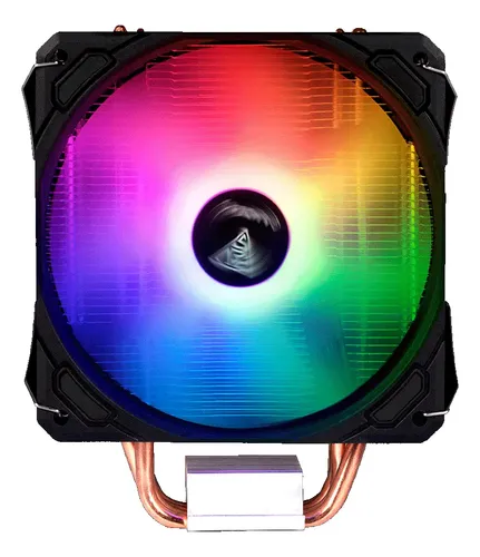 CPU FANCOOLER GAMDIAS BOREAS E-410 | TORRE | 4 TUBOS | DOBLE FAN | TDP 200W | ARGB | FULL INTEL | AM4 | AM5 | RGB | NEGRO
