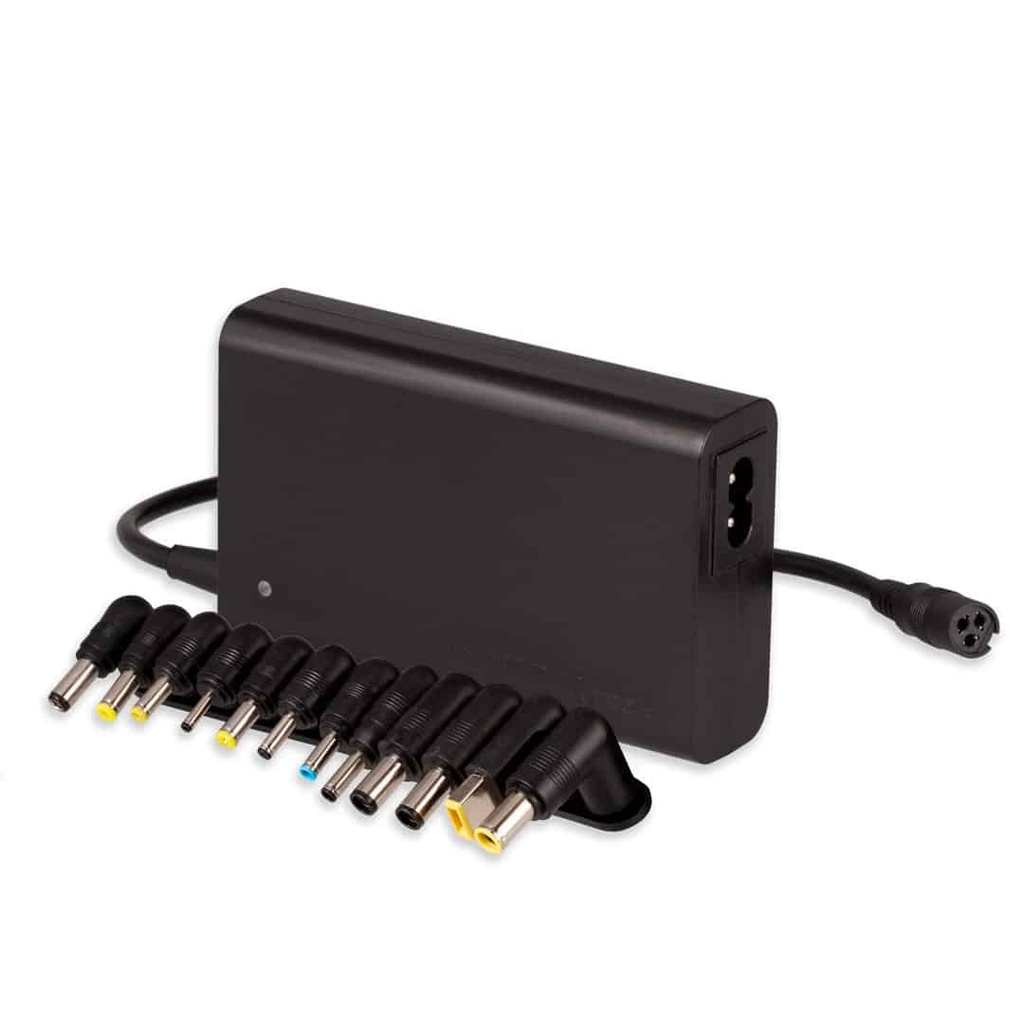 CARGADOR | ADAPTADOR UNIVERSAL | ARGOM | LAPTOP | NOTEBOOK | 90W | 12 PUNTAS | PUERTO USB | ARG-AC-0097