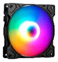FANCOOLER | VENTILADOR | GAMEMAX | FN12A-S5 W | LED | RGB | 800-1600 RPM | 12CM | NEGRO
