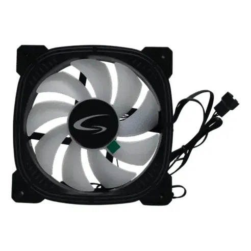 FANCOOLER | VENTILADOR | JEMIP | EVERCOOL | RGB | NEGRO | 12CM | JP12-88ARGB-B