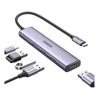 HUB | HIKSEMI | USB - C | 8 EN 1 | 1 SALIDA HDMI (4K) | 1 SALIDA USB 2.0 | 3 SALIDAS USB 3.0 | 1 SALIDA SD (MEMORIA SD) | 1 SALIDA TF (MICRO SD) | 1 ENTRADA USB - C | (CARGA RAPIDA | 100 WATTS)