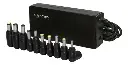 CARGADOR | ADAPTADOR UNIVERSAL | PARA LAPTOP | UNNOTEKNO | 90W | 10 PUNTAS | PUERTO USB | 110V-240 | PW5291BK