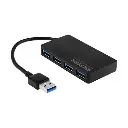 MINI | HUB | SPIDERTEC | 4 PUERTOS | USB 3.0 | SPI-A12