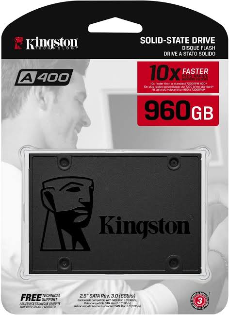 DISCO DURO SOLIDO | KINGSTON | SSD | 960GB | A400 | SATA | 2.5 | 3.0