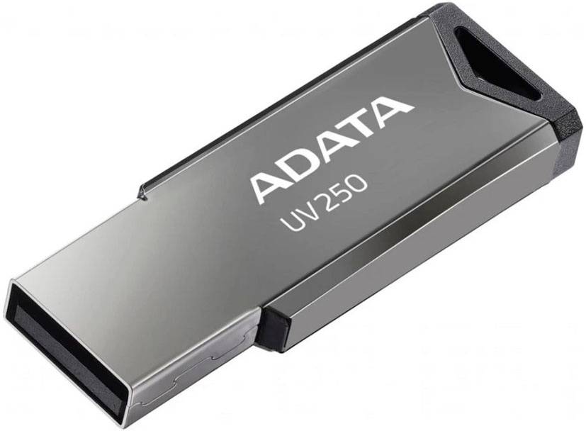 PENDRIVE | ADATA | 64GB | USB 3.0 | COLOR PLATA | AUV-350-64G-RBK