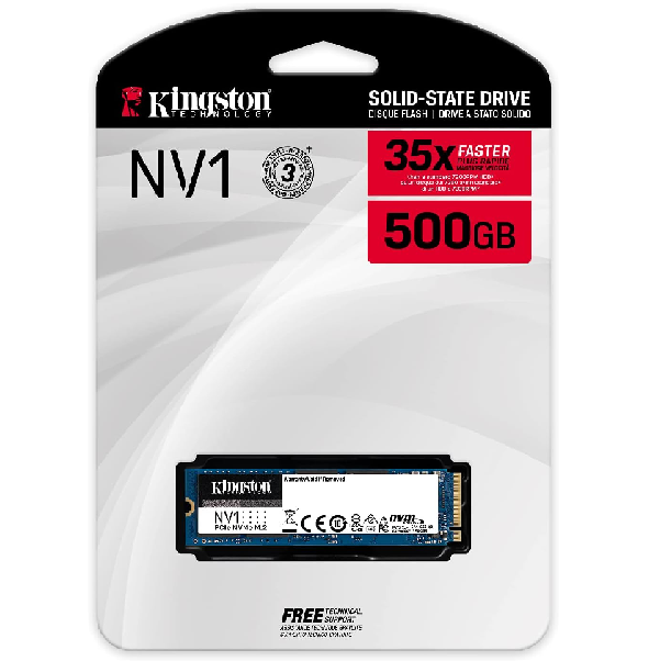 DISCO DURO SOLIDO | KINGSTON | TECNOLOGIA M.2 | 2280 | 500GB | 3.0 X4 | 2100|1700MB