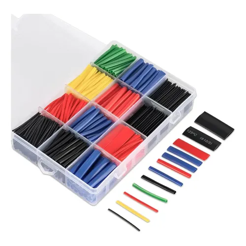 KIT TERMOENCOGIBLES | WIREPLUS | CAJA 580 PIEZAS  | WP-TER-ENC | TUBOS TERMORETRACTILES