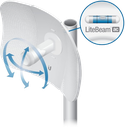 LBE-5AC-GEN2-5 | PACK 5 | ANTENAS LITEBEAM | 2X2 MIMO | AIRMAX | AC | GEN2 | CPE | HASTA 450MBPS | 5GHZ | (5150 - 5875 MHZ)