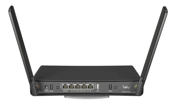 MIKROTIK | ROUTER INALAMABRICO | DUALBAND | 5 PUERTOS | GIGABIT | 2 ANTENAS | ALTA GANANCIA | RBD53IG-5HACDHND