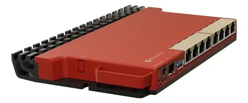 MIKROTIK | ROUTER | L009UIGS-RM | 8 PUERTOS | GIGABIT | 1 SFP | 1 PUERTO | 2.5G | 512MB RAM | 800MHZ | CARCASA DISIPADORA | RACK