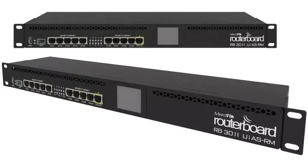 MIKROTIK | ROUTERBOARD | CPU 2 | NUCLEOS | 10 PUERTOS | GIGABIT | 1 SFP | LICENCIA | NIVEL 5 | RACK | RB3011UIAS-RM