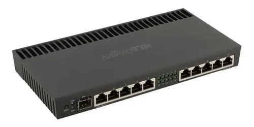 MIKROTIK | ROUTERBOARD | CPU 4 | NUCLEOS | 10 PUERTOS | GIGABIT | 1 SFP | RB4011/GS+RM