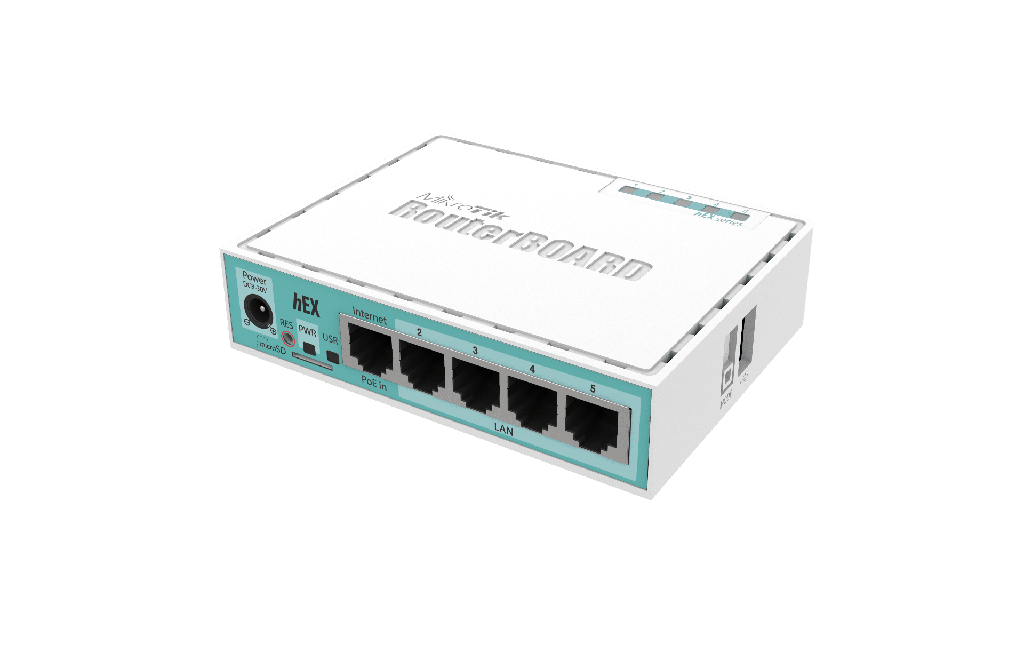 MIKROTIK | ROUTERBOARD | E50UG | 5 PUERTOS | GIGABIT | ETHERNET | 1 PUERTO | USB | 512MB | RAM