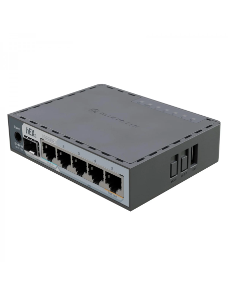 MIKROTIK | ROUTERBOARD | RB760IGS | DUAL | CORE | 5 PORTS | GIGABIT | 1 SFP | POE IN POE | OUT