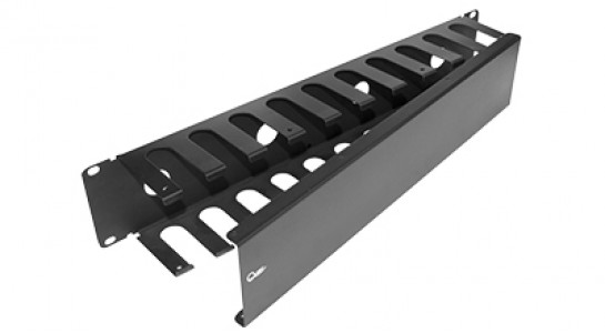 ORGANIZADOR | HORIZONTAL | 2U | 19" | METALICO CON TORNILLOS | TUERCAS | ONLINK | OHM2U