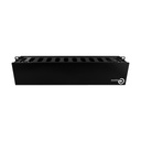ORGANIZADOR HORIZONTAL | QNET-OH-2U | 2RU | 2 POSICIONES | SOLO FRENTE | QNET