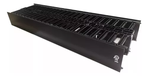 ORGANIZADOR VERTICAL | QNET | FRENTE ATRAS | 80MMX160MM | 1MTS | QNET-OV-1M