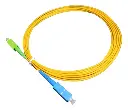 PATCH CORD FIBRA OPTICA | APC | UPC | 1 METRO | VERDE A AZUL | WIREPLUS