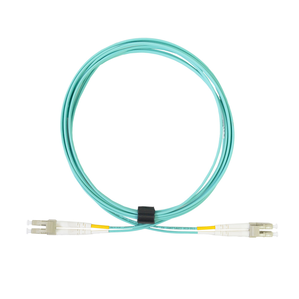 PATCH CORD | JUMPER | FIBRA OPTICA | SIEMON | DUPLEX | XGLO | OM4 | 3MTS | COLOR AQUA FJ2-LCLC5V-03AH
