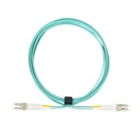 PATCH CORD | JUMPER | FIBRA OPTICA | SIEMON | DUPLEX | XGLO | OM4 | 3MTS | COLOR AQUA FJ2-LCLC5V-03AH