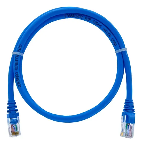 PATCH CORD WIREPLUS CAT6 AZUL 2MTS WP-PC-C6-2BLUE