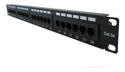 PATCH PANEL 24 PUERTOS CAT 6 RACKEABLE 19" WESTERLAN WL-PATC6