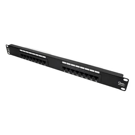 PATCH PANEL ONLINK 12 PUERTOS CATEGORIA 6 19" 1U PN-UTP612