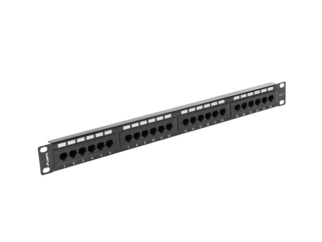 PATCH PANEL ONLINK 24 PUERTOS CATEGORIA 6 19" 1U PN-UTP624