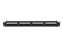 PATCH PANEL ONLINK 24 PUERTOS CATEGORIA 6 19" 1U PN-UTP624