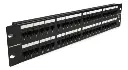 PATCH PANEL ONLINK 48 PUERTOS CATEGORIA 5E 19" 2U PN-UTP5E48