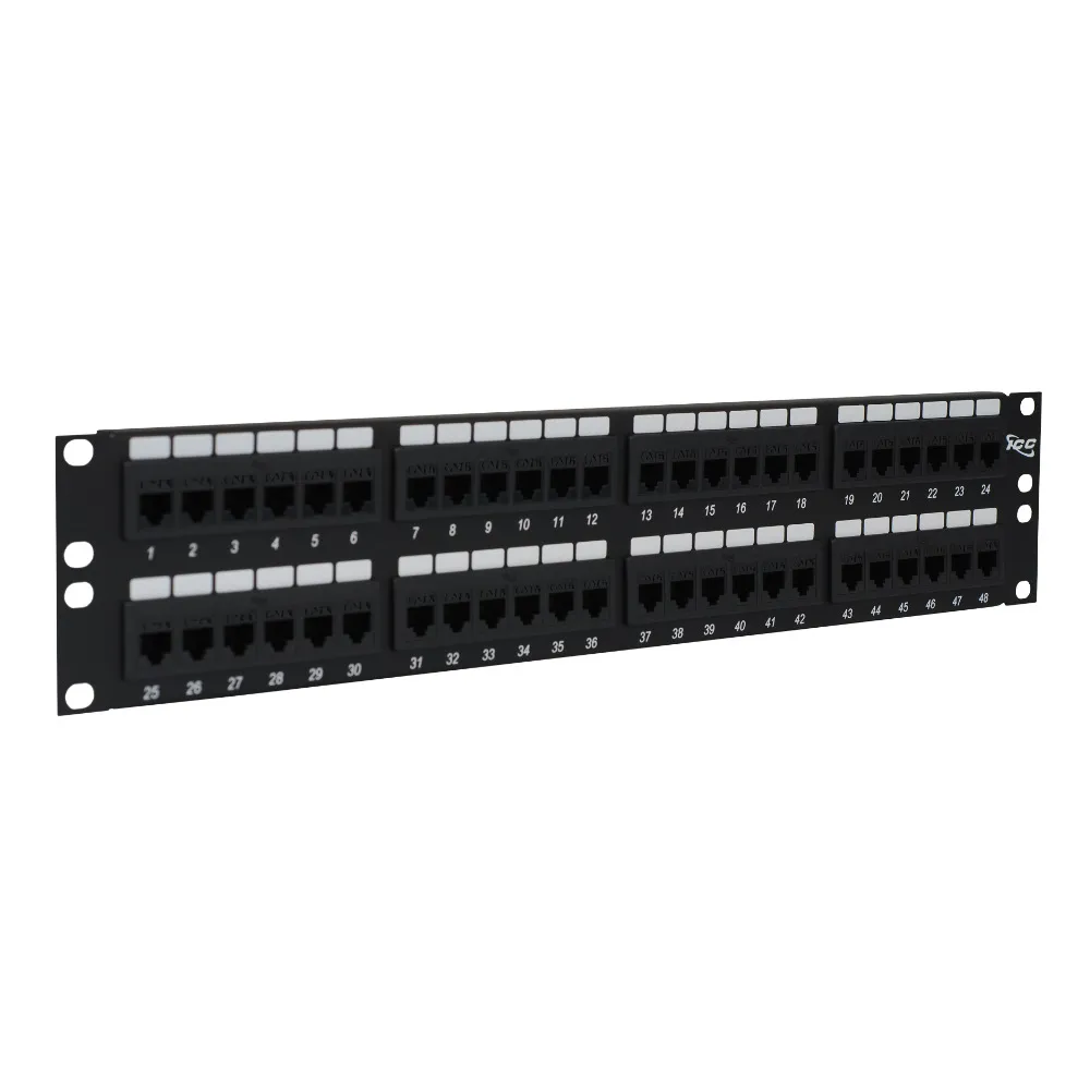 PATCH PANEL STC CAT 6 48 PUERTOS RJ45 19" STC-6PP48
