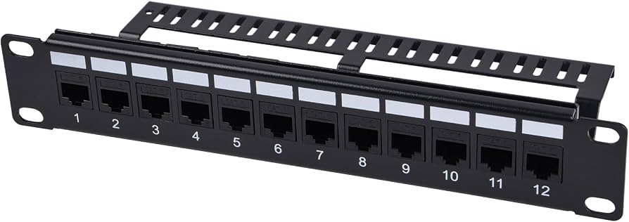 PATCH PANEL WIREPLUS+12 PUERTOS CAT6|WP-PPC6-12