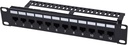 PATCH PANEL WIREPLUS+12 PUERTOS CAT6|WP-PPC6-12