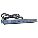 PDU REGLETA MULTITOMA BEGPROD PDU-8 RACK SUPRESOR DE PICO 15A / 482.6MM