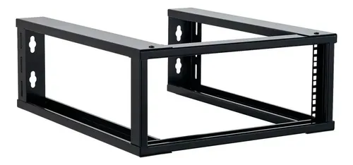 RACK DE PARED ABIERTO 4 UNIDADES ONLINK NEGRO METALICO R-4U-A